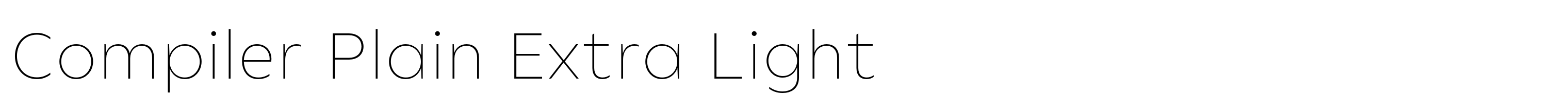 Compiler Plain Extra Light
